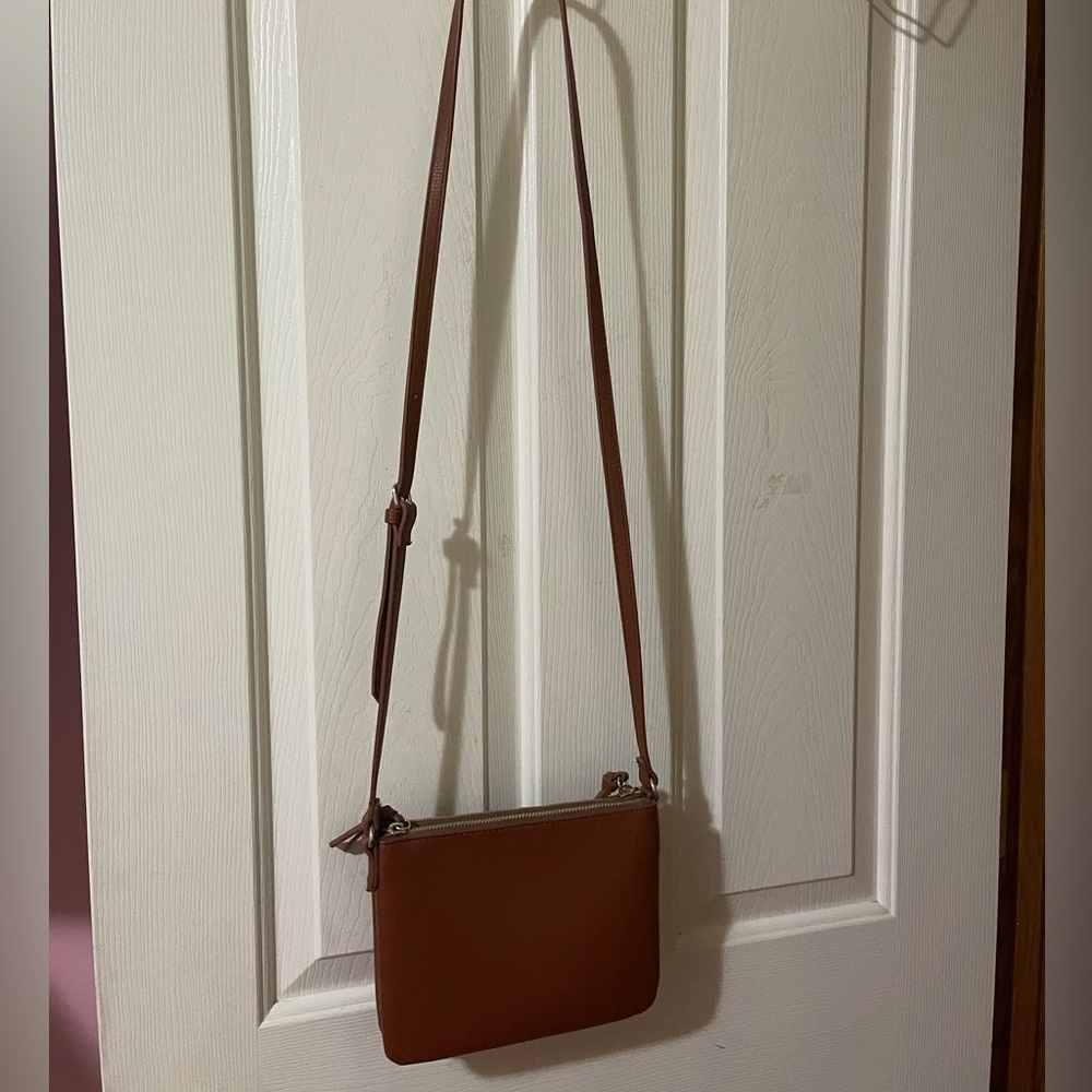 Brown crossbody bag